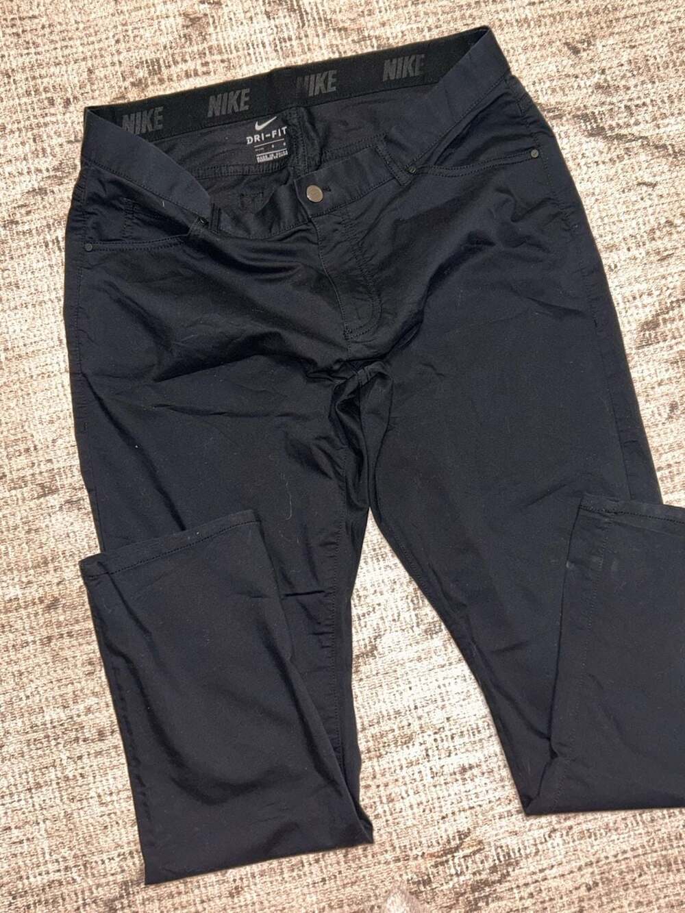 Nike Golf Dri-FIT 5-Pocket Modern Fit Performance Tour Pants Black